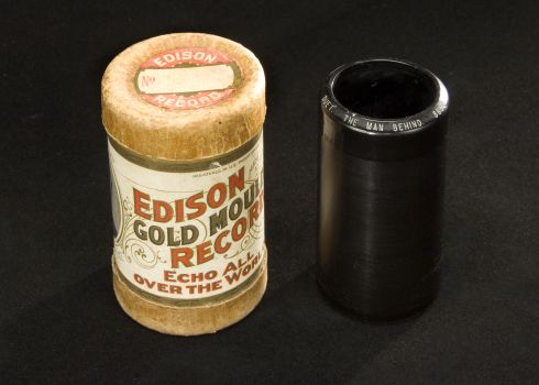 The Man Behind / Collins and Harlan. Edison Gold-Moulded: 8650. 1904.